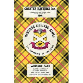 Highland Games Programme 1968