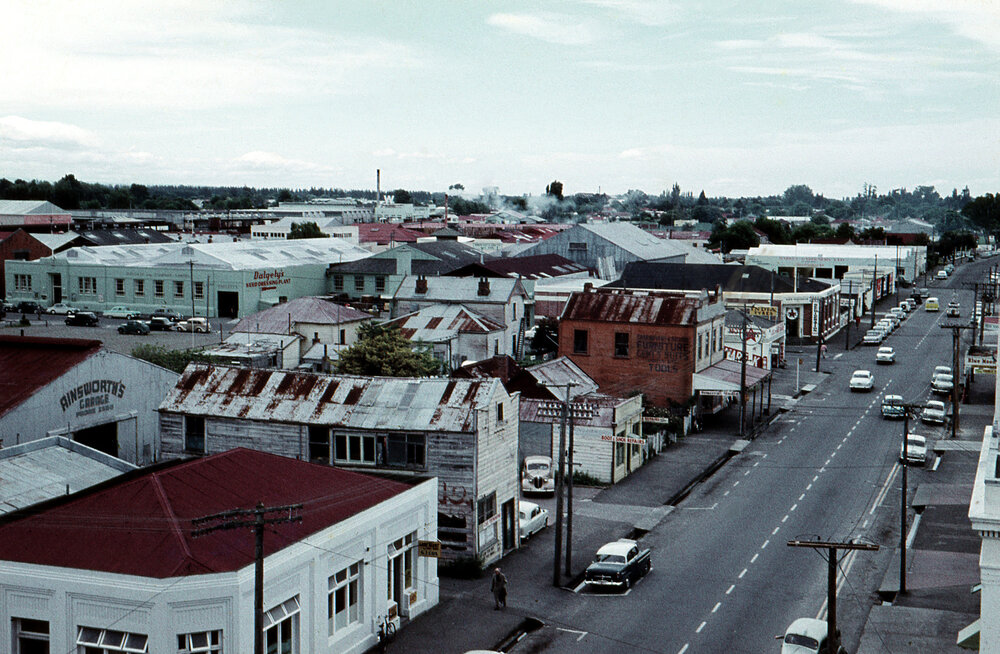 Aerial View of Hastings from Karamu Road
