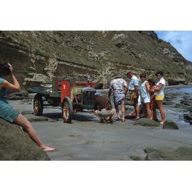 Wagon on Beach