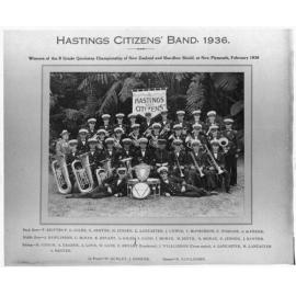 Hastings Citizens Band 1936