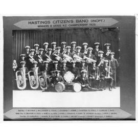 Hastings Citizens Band 1929
