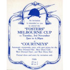 Melbourne Cup Invitation