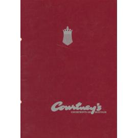 Courtney's Restaurant Menu Cover