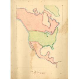 Hand Drawn Map of North America