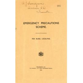 Emergency Precautions Scheme for Rural Localities