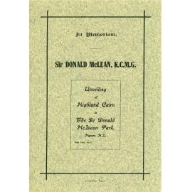 In Memoriam Sir Donald McLean, K.C.M.G.