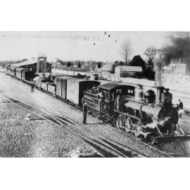Railway Station and Train, Hastings.