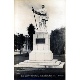 New Zealand Postcard - Scott Memorial