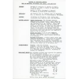 Keirunga Gardens Society Meeting Minutes, 24 April 1972