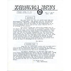 Keirunga News, Vol.2. No.12. July 1972