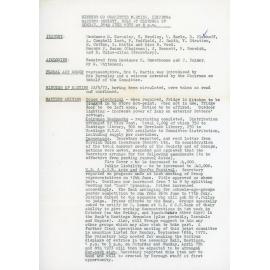 Keirunga Gardens Society Meeting Minutes June 1972