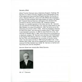 Danvers, Alfred; A biographical summary