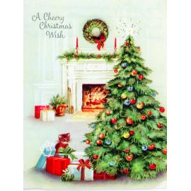Christmas Card "A Cheery Christmas Wish"