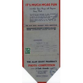 Alan Grant Pharmacy Photo Competition Invitation