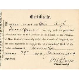 Member of Church of England