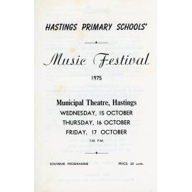 Hastings Primary Schools' Music Festival 1975