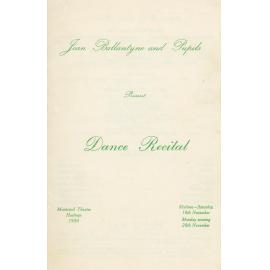 Dance Recital Programme