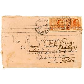 Redirected Envelope for Mr. R. Wellwood