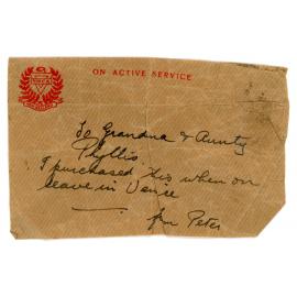 YMCA Active Service Envelope