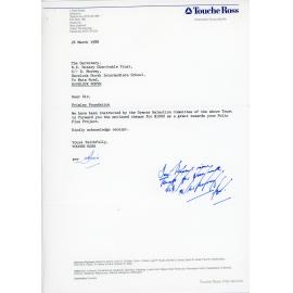 Rotary Club of Havelock North - Correspondence 1987-1988