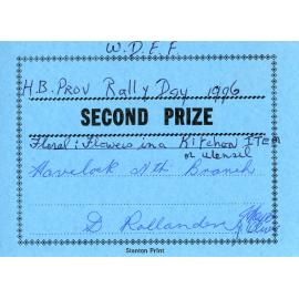 WDFF Certificate: Floral - Flowers in a Kitchen Item or Utensil