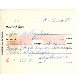 A PAYE Receipt 