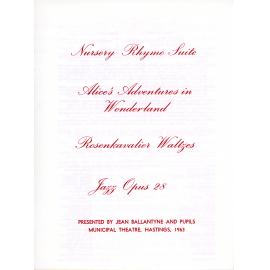 Nursery Rhyme Suite, Alice's Adventures in Wonderland, Rosenkavalier Waltzes and Jazz Opus 28 