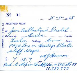 PAYE Docket 