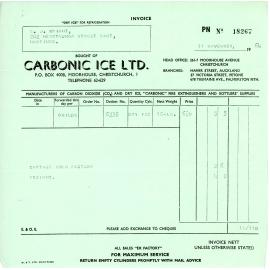 Carbonic Ice Ltd Receipts