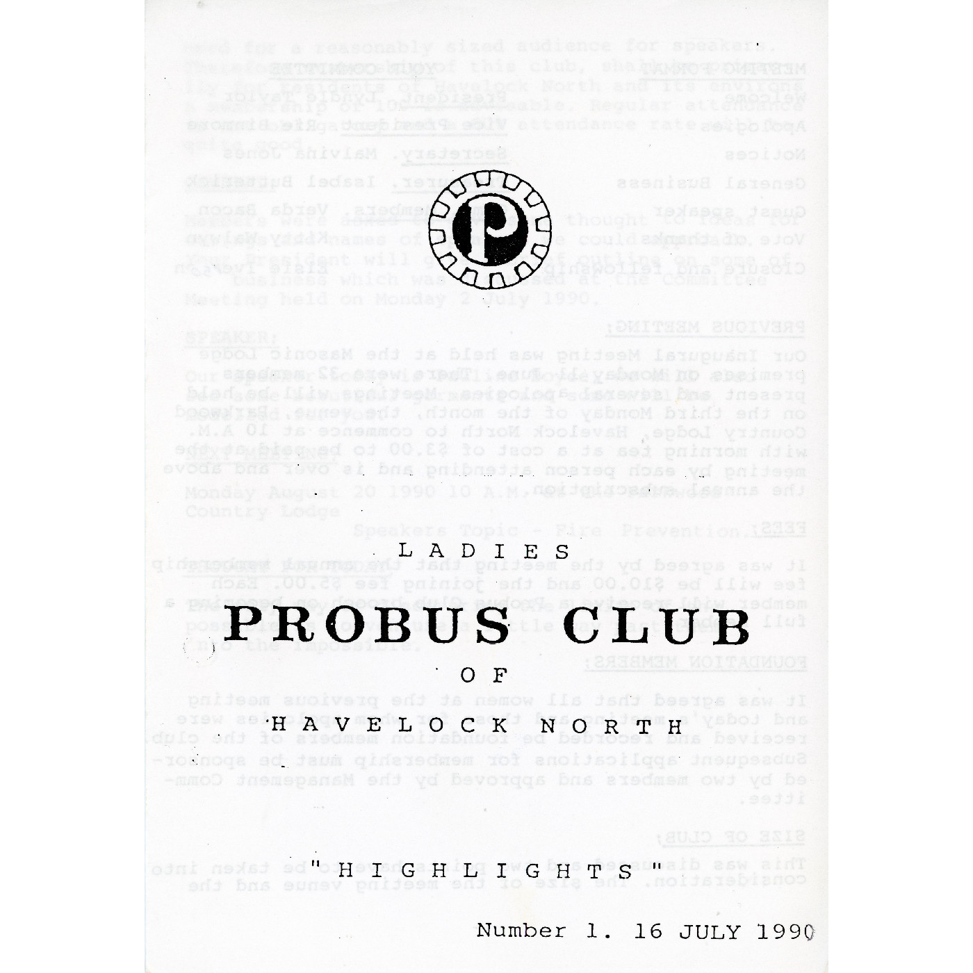 Probus Club Collection