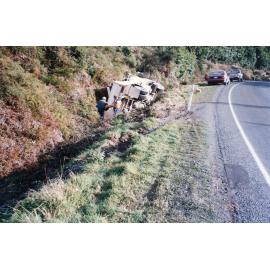 Truck in Ditch