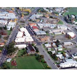 Aerial photograph of Havelock North Village Centre
