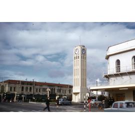 Hastings Town Clock and Hastings Hotel
