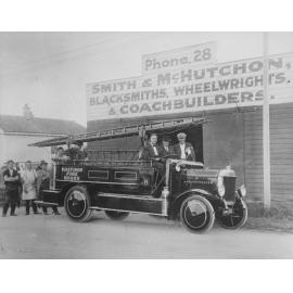 Group Portrait with Hastings Fire Board Truck