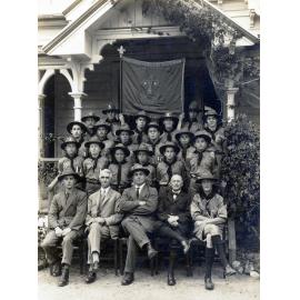 Havelock North Troop Contingent for Dunedin Scout Jamboree, 1926.