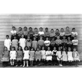 Standard Two Class at Havelock North School, circa 1924.