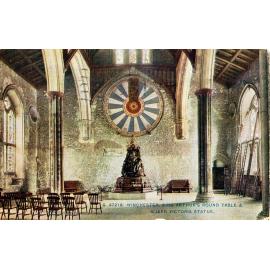 Winchester, King Arthur's Round Table and Queen Victoria Statue
