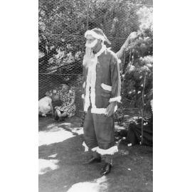 Man Dressed as Father Christmas