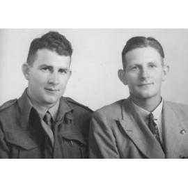 Studio Portrait of Two Men