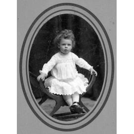 Studio Portrait of Linda Gwendoline Reid, Aged 2 Years