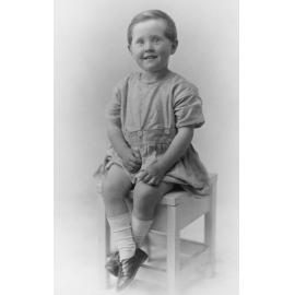 Studio Portrait of a Young Child