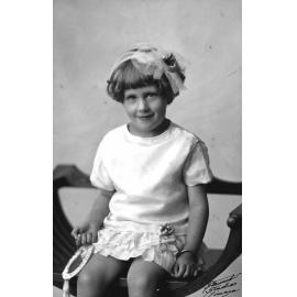 Studio Portrait of Young Girl