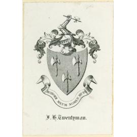 Book Plaque with Family Crest
