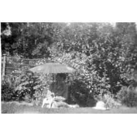 Woman with Puppy