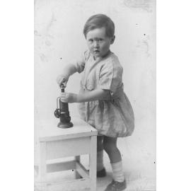 Studio Portrait of a Young Child