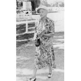 Mrs Wellwood Wears Patterned Dress at A & P Show