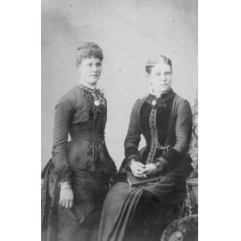 Studio Portrait of Two Women