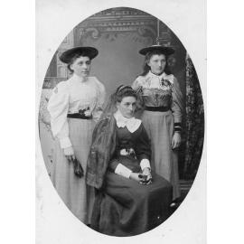 Studio Portrait of Three Women
