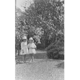 Two Young Girls in a Park
