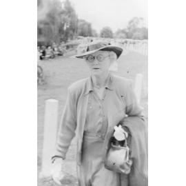 Mrs Wellwood at the Park or Showgrounds